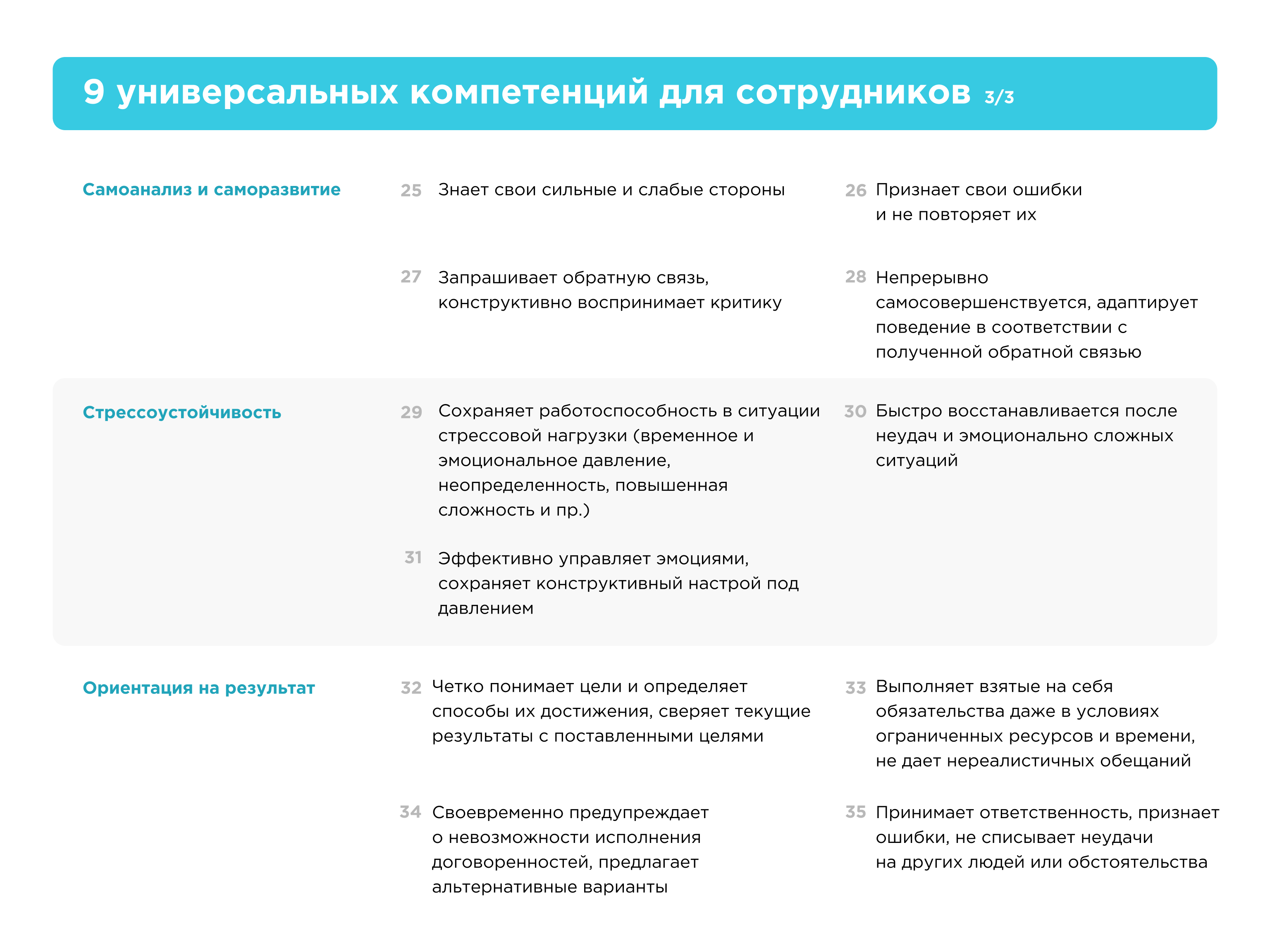 9 универсальных компетенций